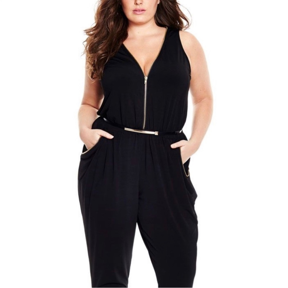 Torrid Black Sleeveless Jumpsuit